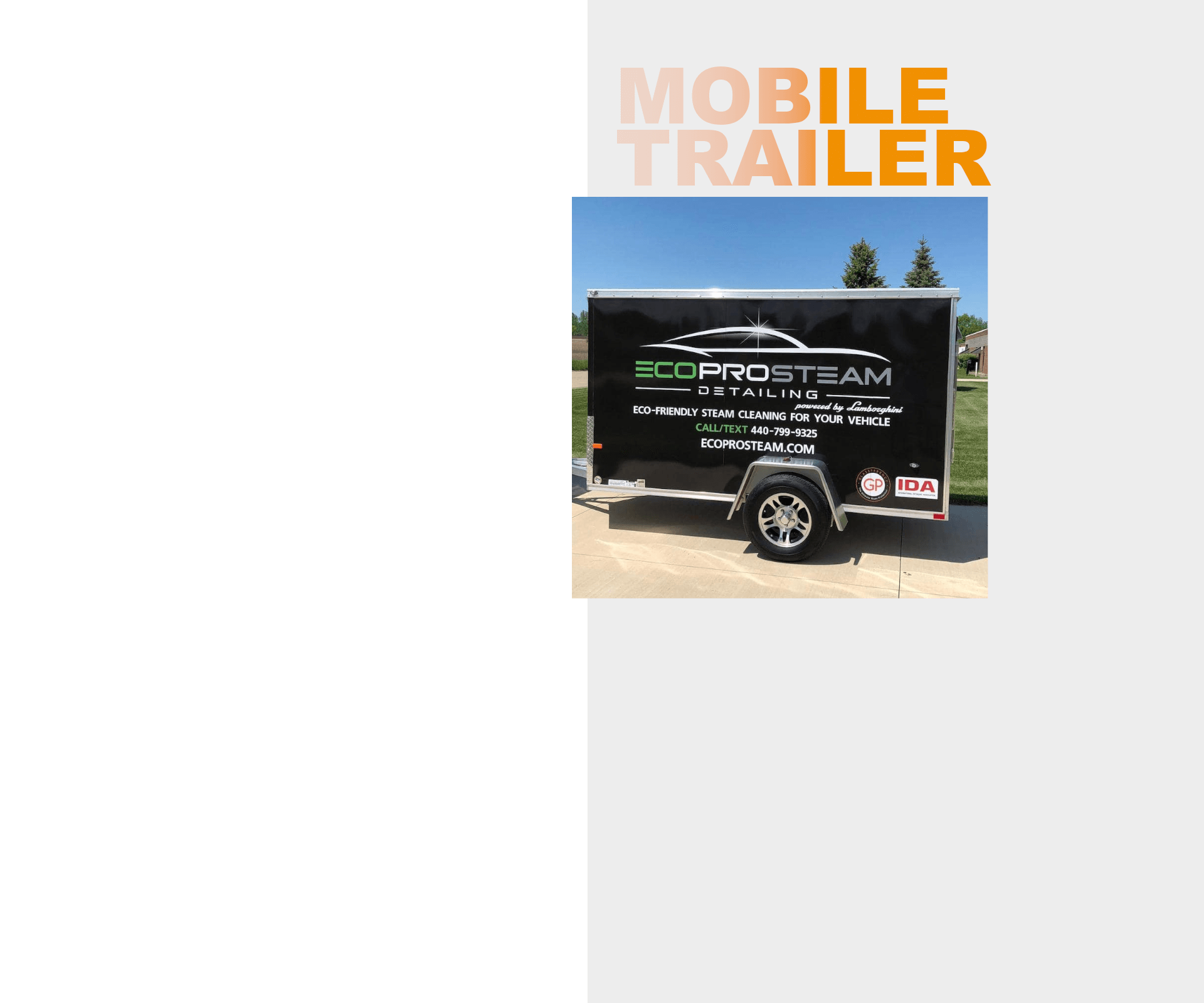 Mobile Auto Detailing Trailer Mobile Car Wash Trailer Fortador USA